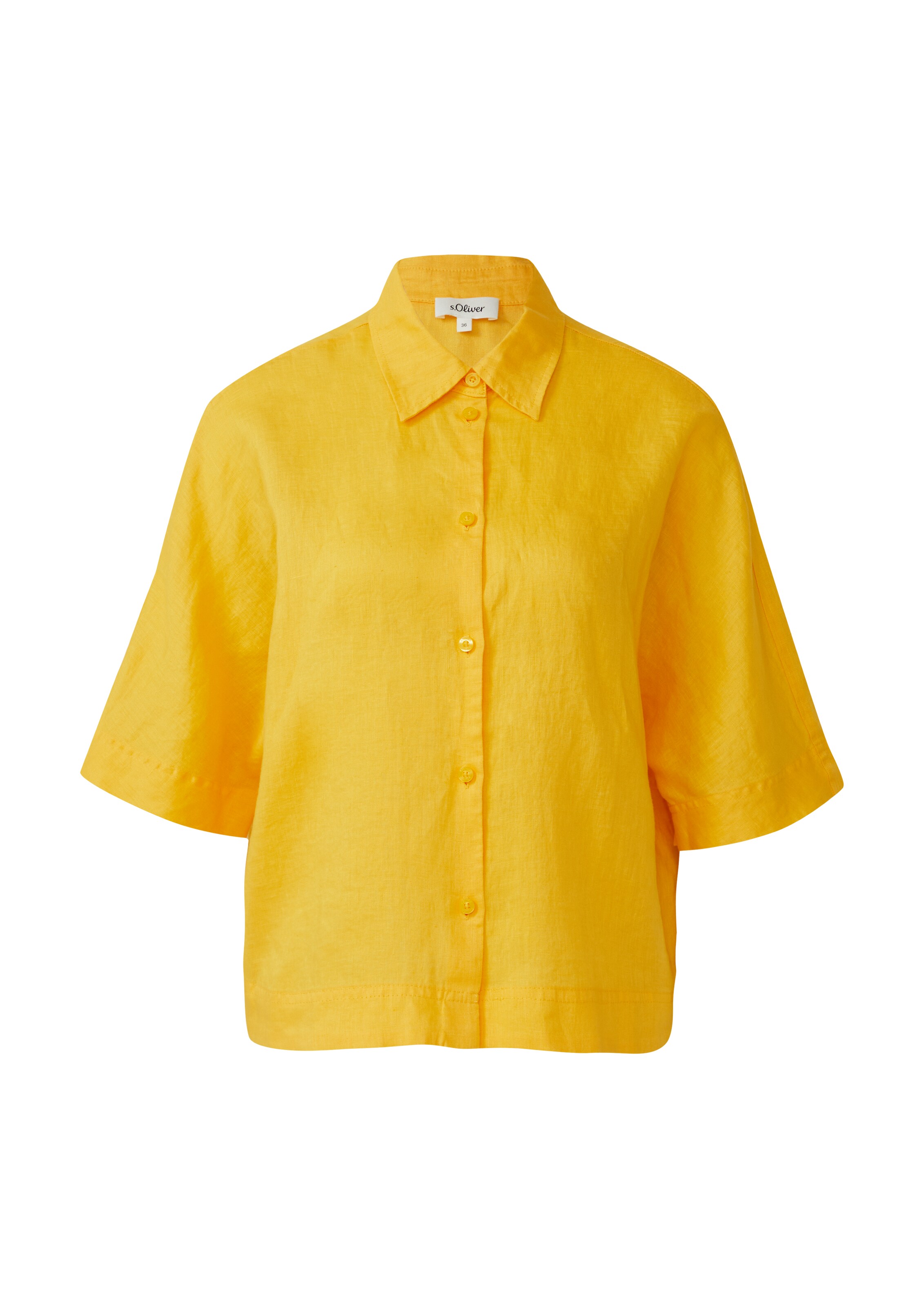 dzeltens s.Oliver Blūze: no priekšpuses