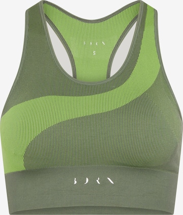 Born Living Yoga Top in Groen: voorkant