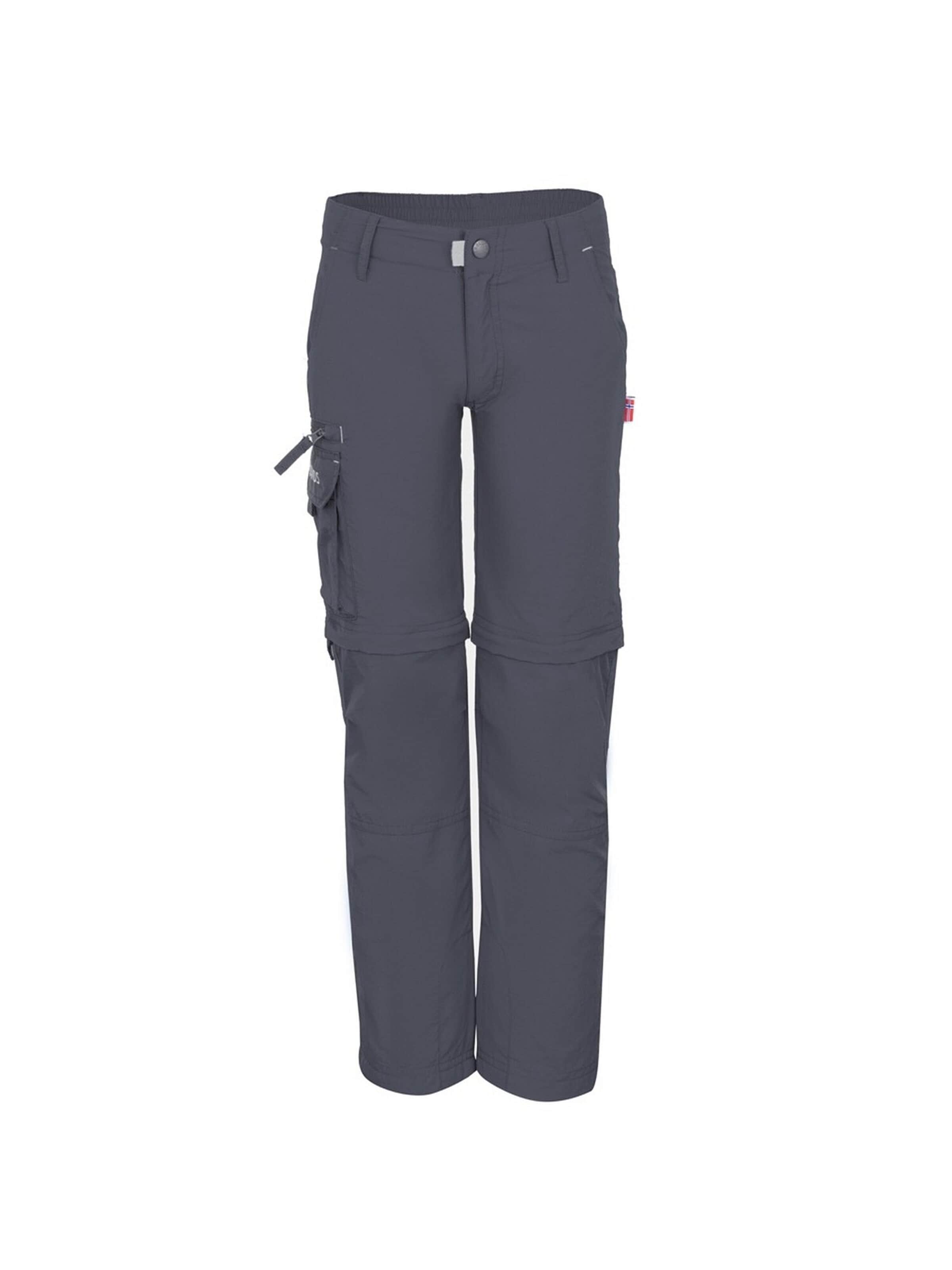 TROLLKIDS Regular Workout Pants in Grey: front