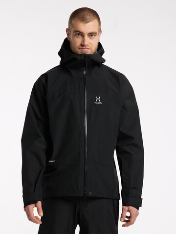 Haglöfs Outdoor jacket 'Spire Alpine' in Black: front
