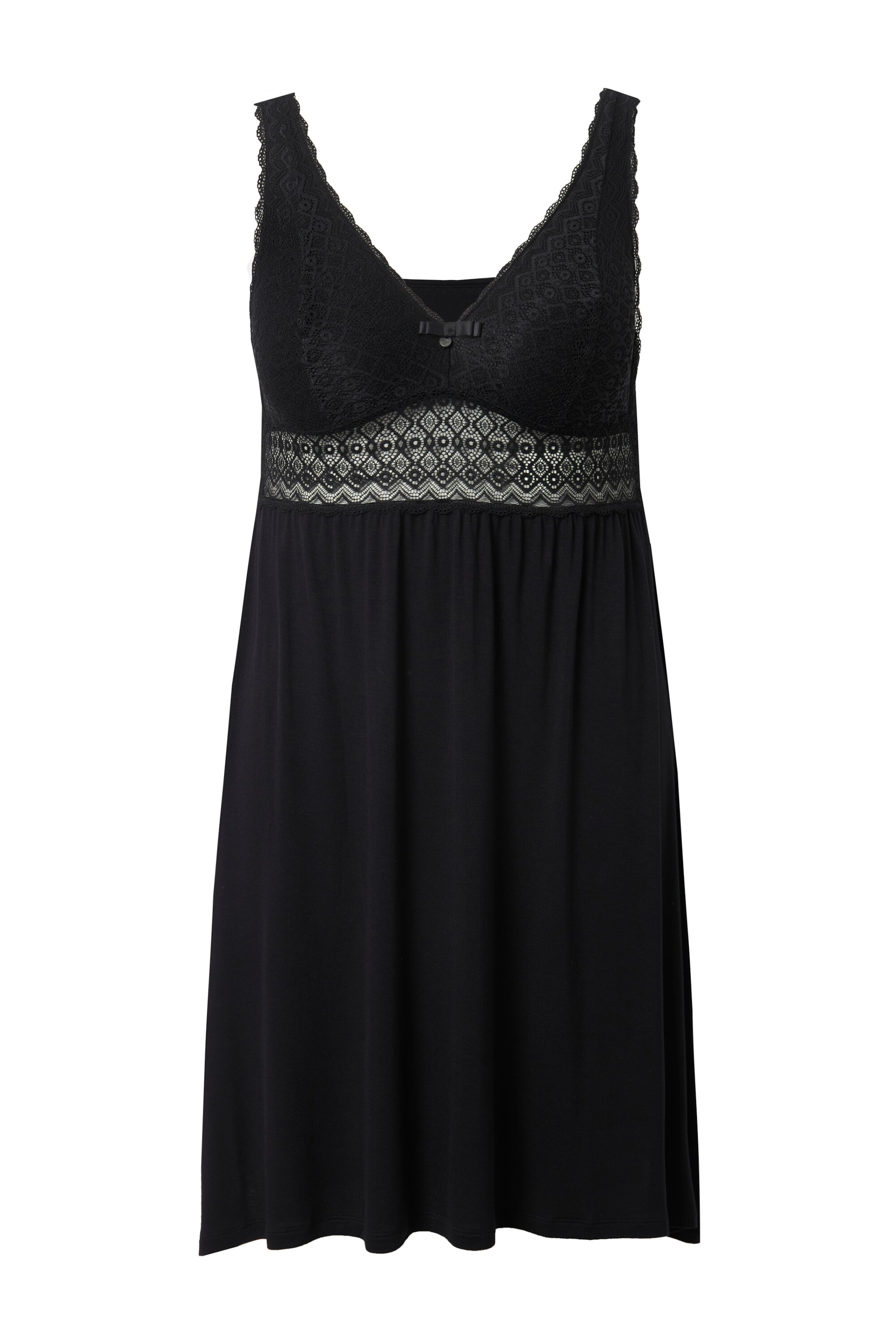 TruYou Nightgown in Black: front