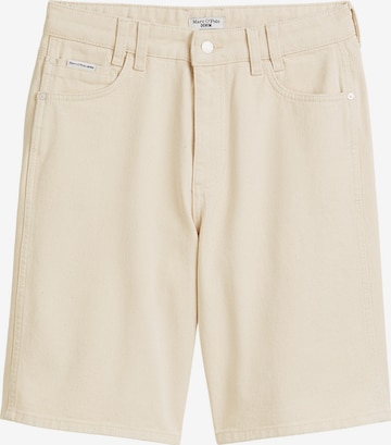 Loosefit Pantalon Marc O'Polo DENIM en blanc : devant