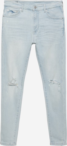 Pull&BearSkinny Traperice - plava boja: prednji dio