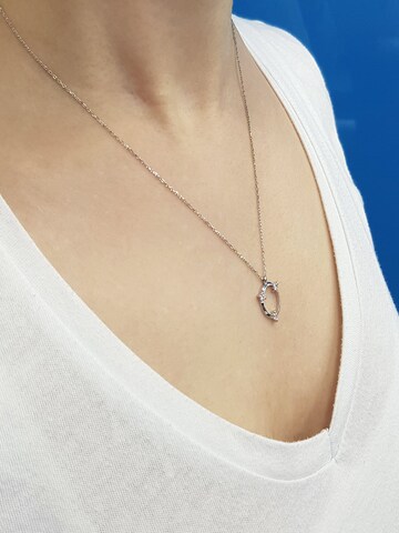 EinStein Diamant Necklace in Silver
