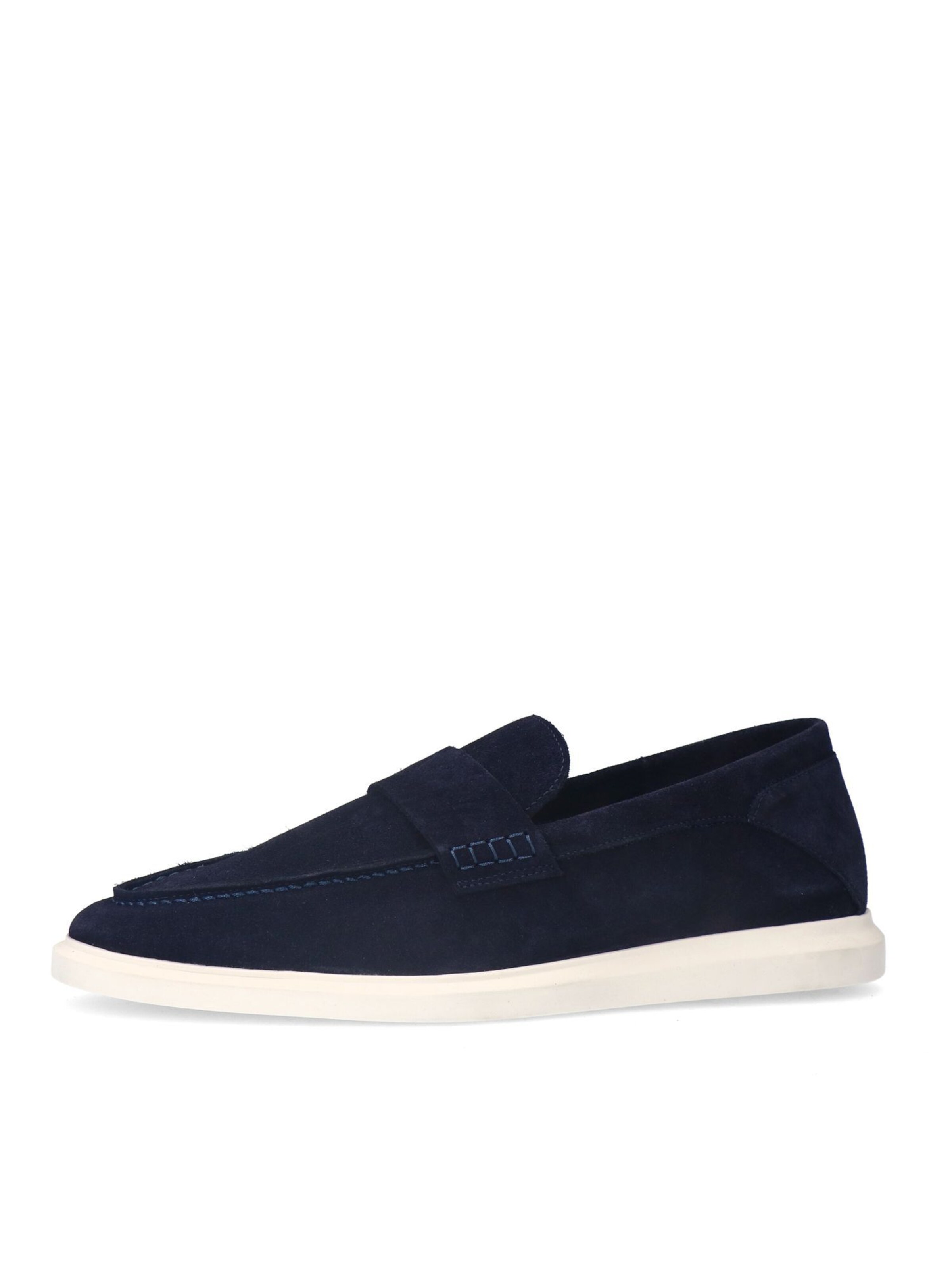 Mocassin MANFIELD en bleu : devant