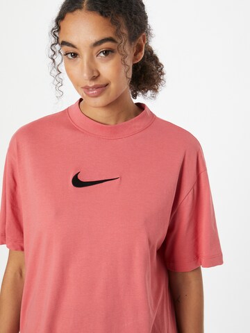 rožinė Nike Sportswear Marškinėliai