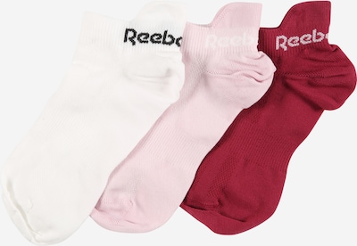 Reebok Sport Athletic Socks in Pink / Pitaya / Black / White, Item view