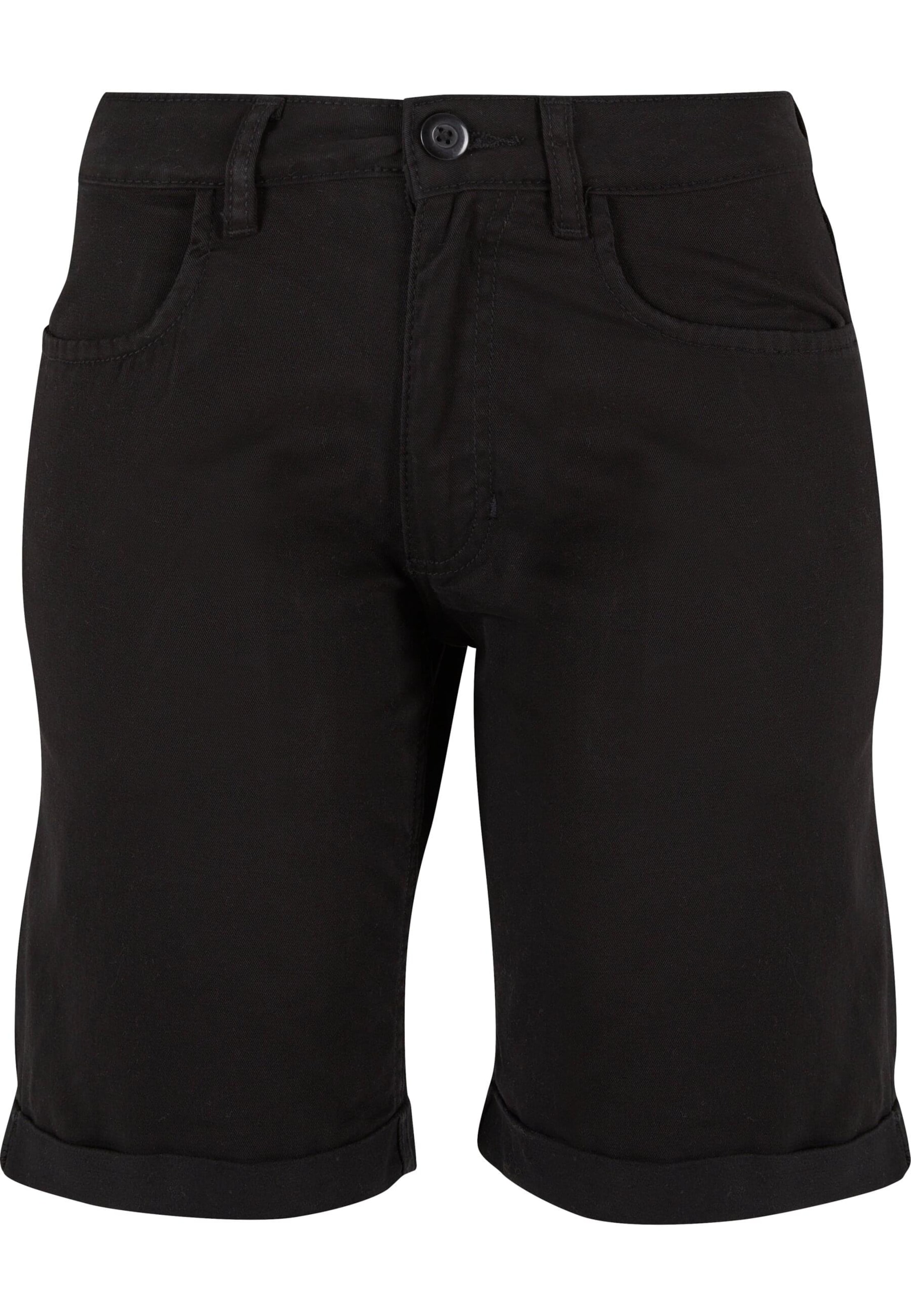 juoda Urban Classics Laisvas Kelnės: priekis