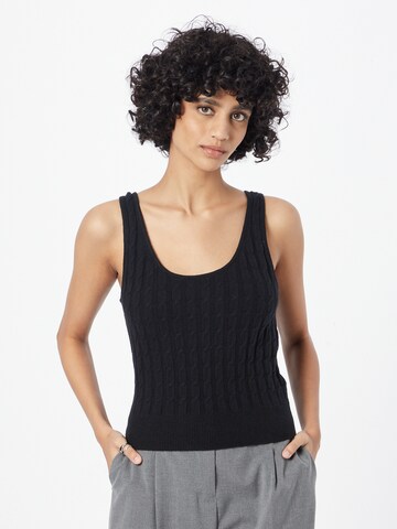 GAP Knitted Top 'CASH' in Black: front