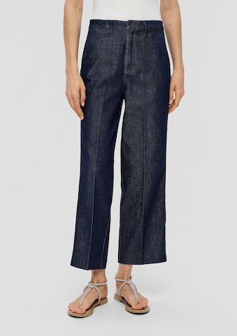 s.Oliver BLACK LABEL Wide leg Jeans in Blauw: voorkant