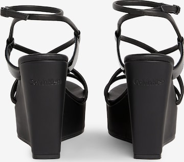 Calvin Klein Remsandal i svart