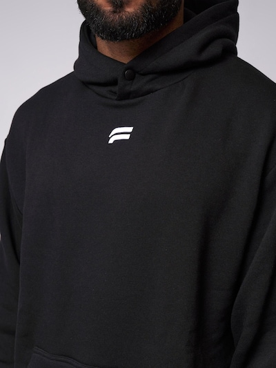 Fortex Fitness Pullover 'Essential Oversized Hoodie' i S i sort, Produktvisning