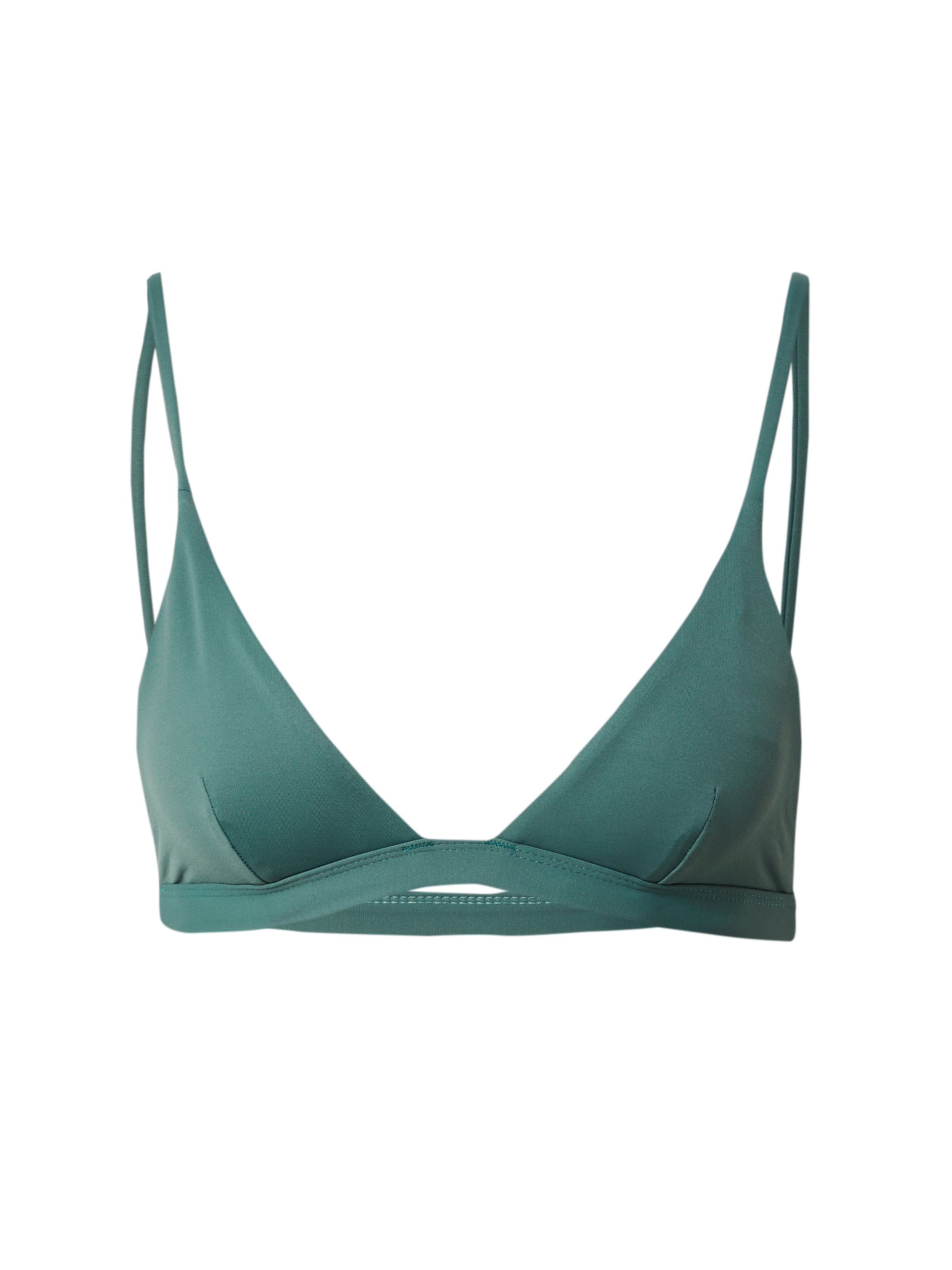 Triangle Hauts de bikini Banana Moon en vert : devant