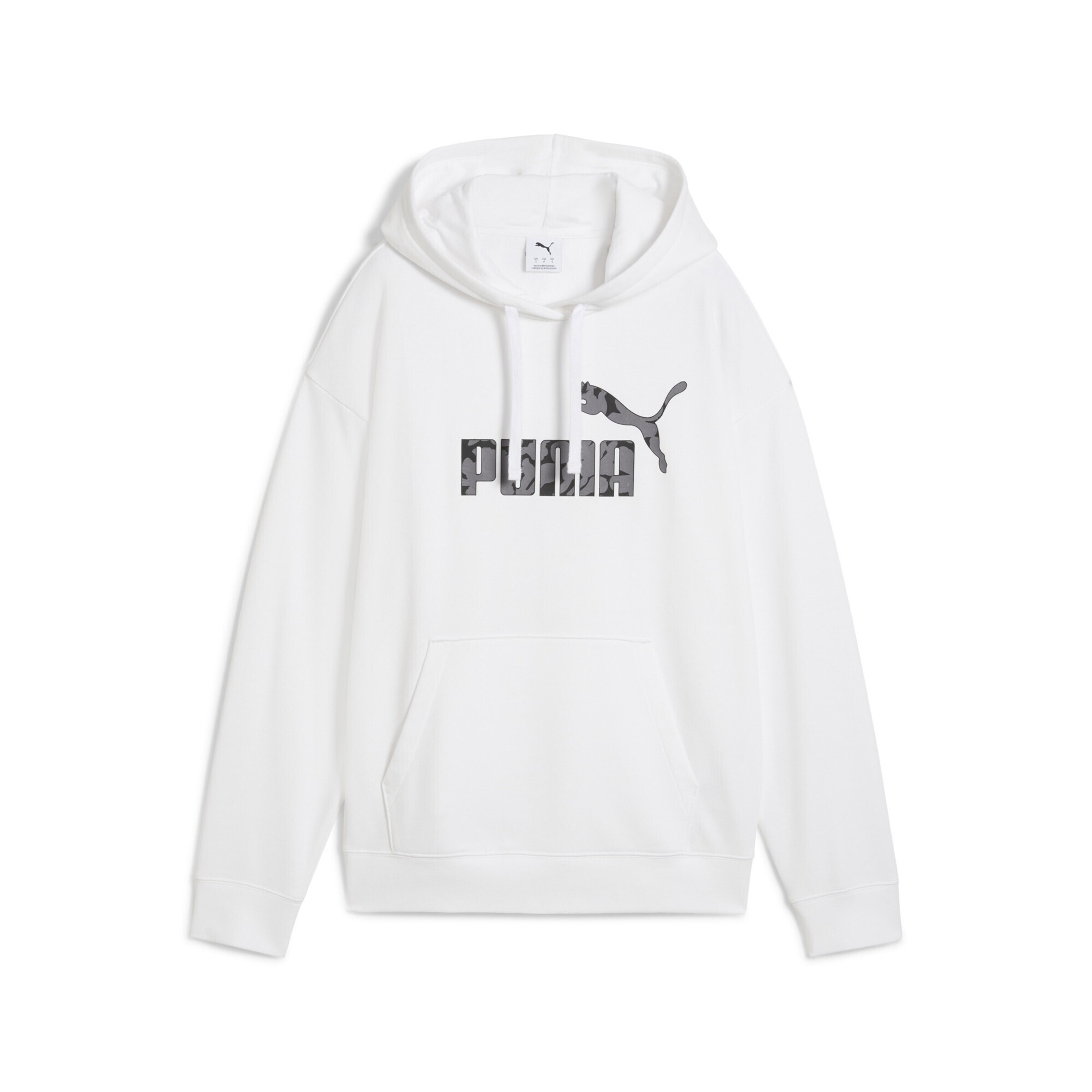 PUMA Sweatshirt 'Ess Nature 2.0' in White: front