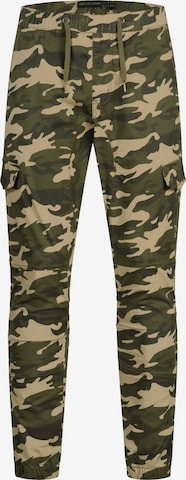 Regular Pantalon cargo 'INPillus' INDICODE JEANS en mélange de couleurs : devant