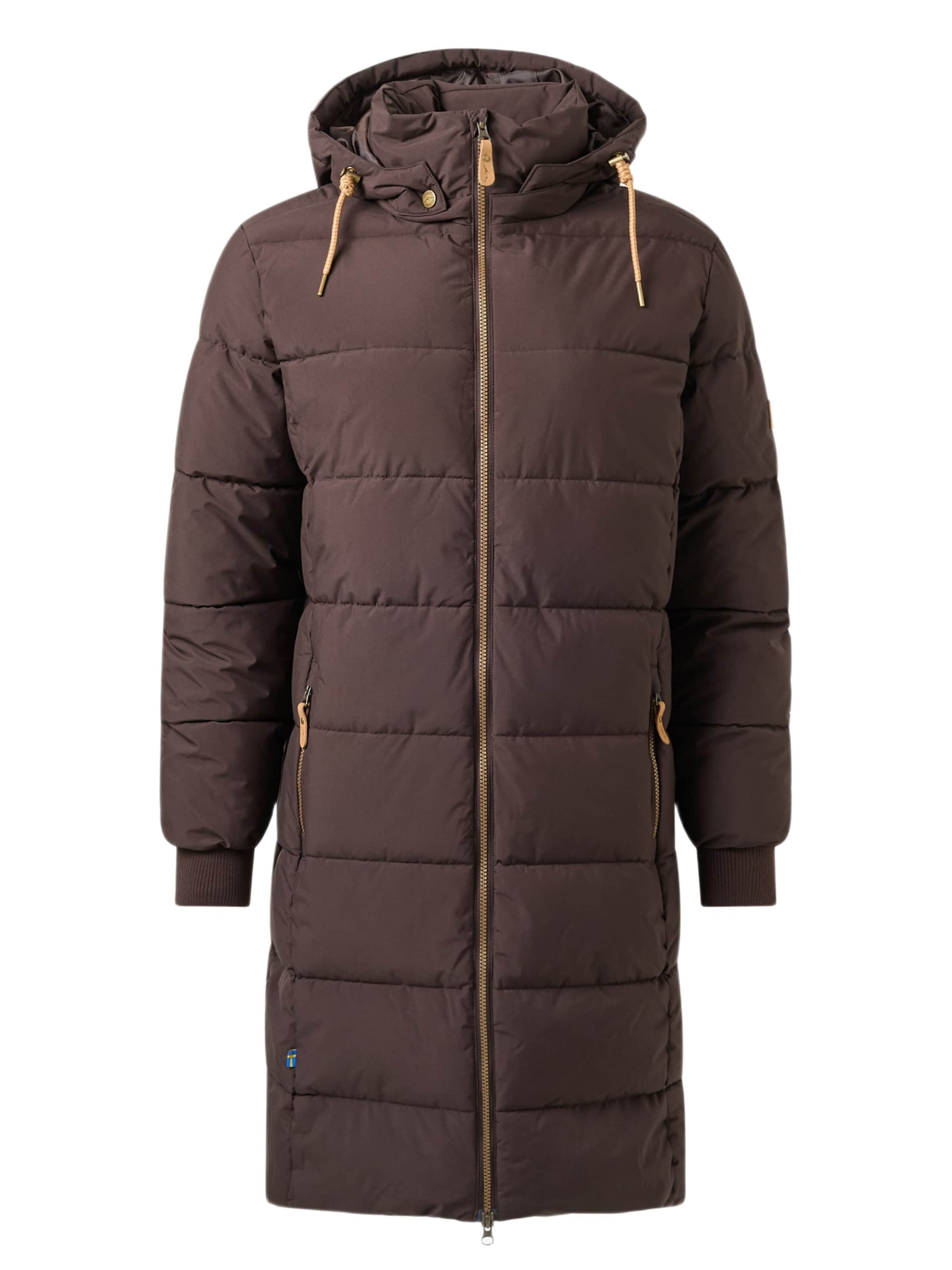 SWEDEMOUNT Zimní parka 'Nordkap' – hnědá: přední strana