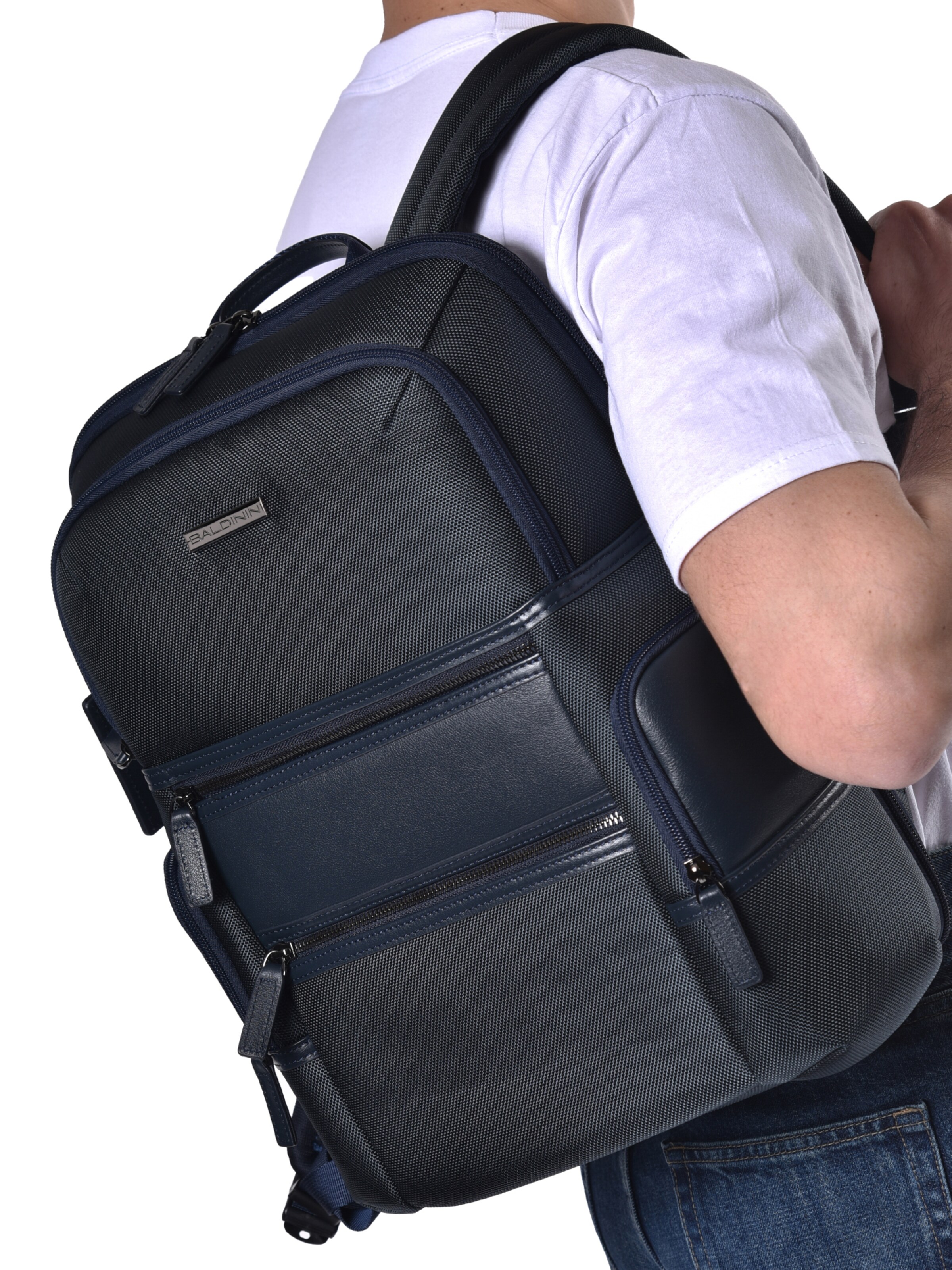 BALDININI Backpack in Blue