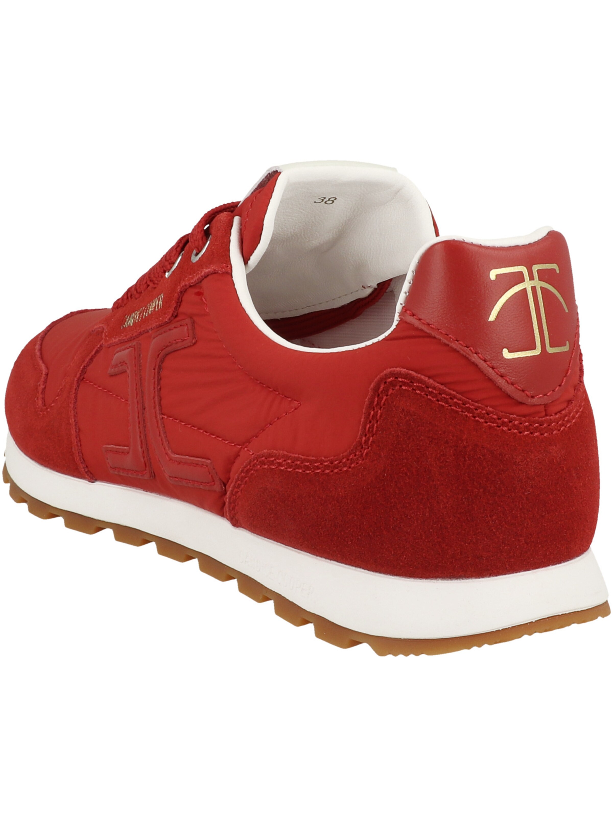 Baskets basses 'Plume 3' Candice Cooper en rouge