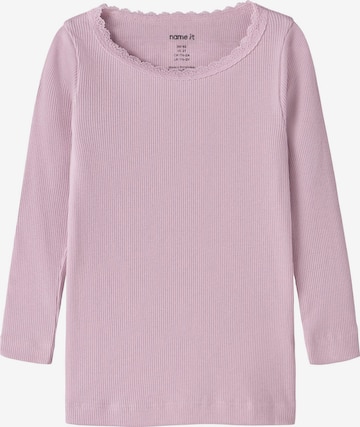 purpurinė NAME IT Marškinėliai 'NMFKAB': priekis