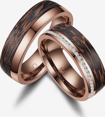 Anello 'MARRYA CB-04 Carbon-Bronze' di MARRYA in marrone: frontale