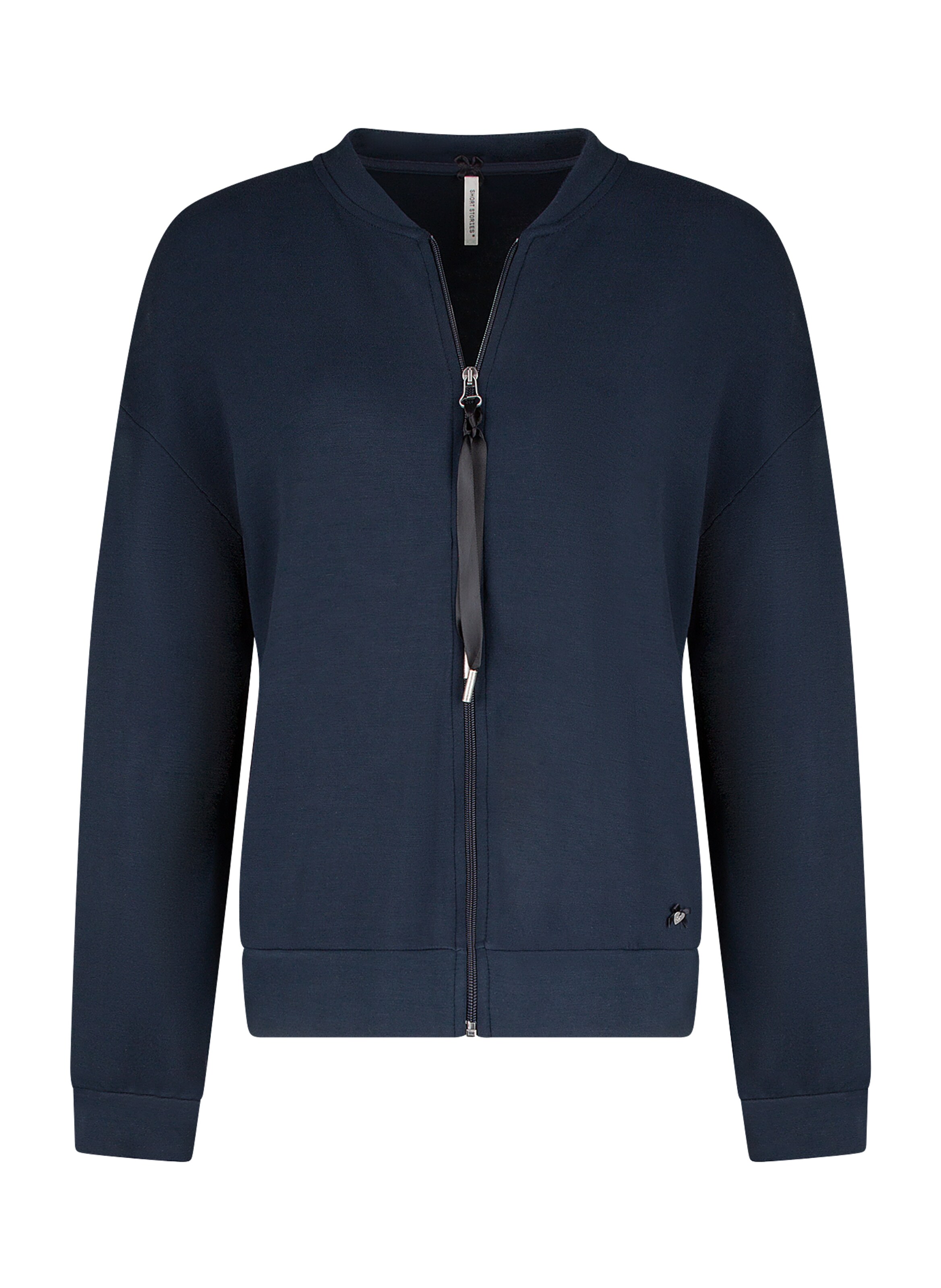 Sanetta Sweatjacke in Blau: Vorderseite
