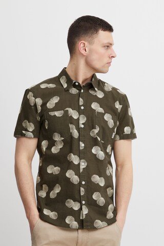 BLEND - Ajuste estrecho Camisa en verde: frente