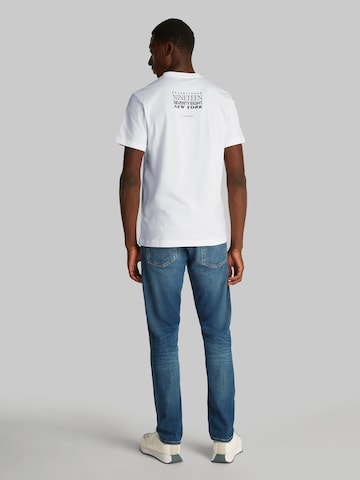 balta Calvin Klein Jeans Marškinėliai: priekis
