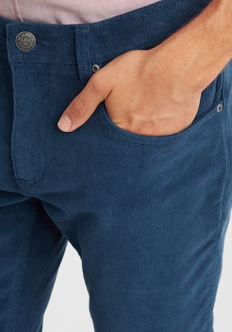 BLEND Slim fit Trousers 'Manito' in Blue