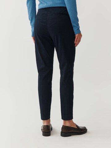 TATUUM Regular Trousers with creases 'JAKINA' in Blue