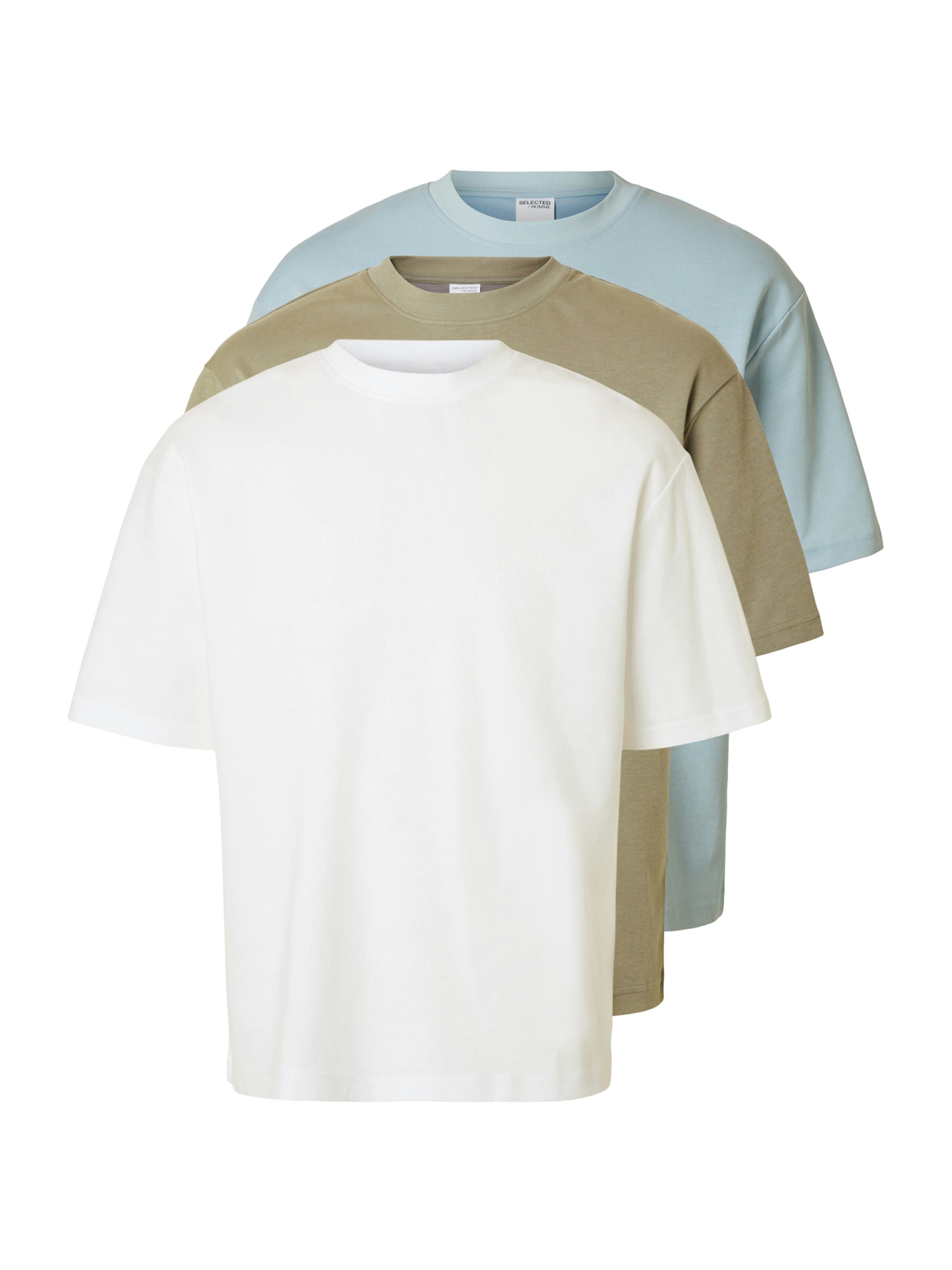 SELECTED Shirt 'SLHOSCAR' in Blauw: voorkant