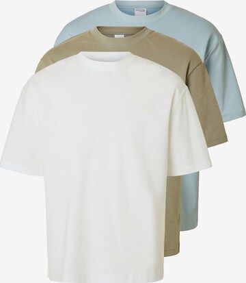 SELECTED Shirt 'SLHOSCAR' in Blauw: voorkant