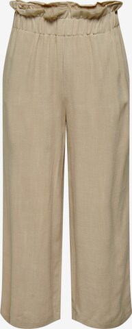 Wide Leg Pantalon 'Solvi' ONLY en beige : devant