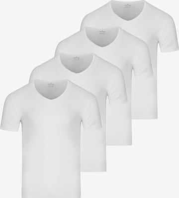 Ragman Undershirt 'Basic' in White: front