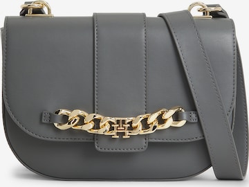 TOMMY HILFIGER Crossbody Bag 'Luxe' in Grey: front