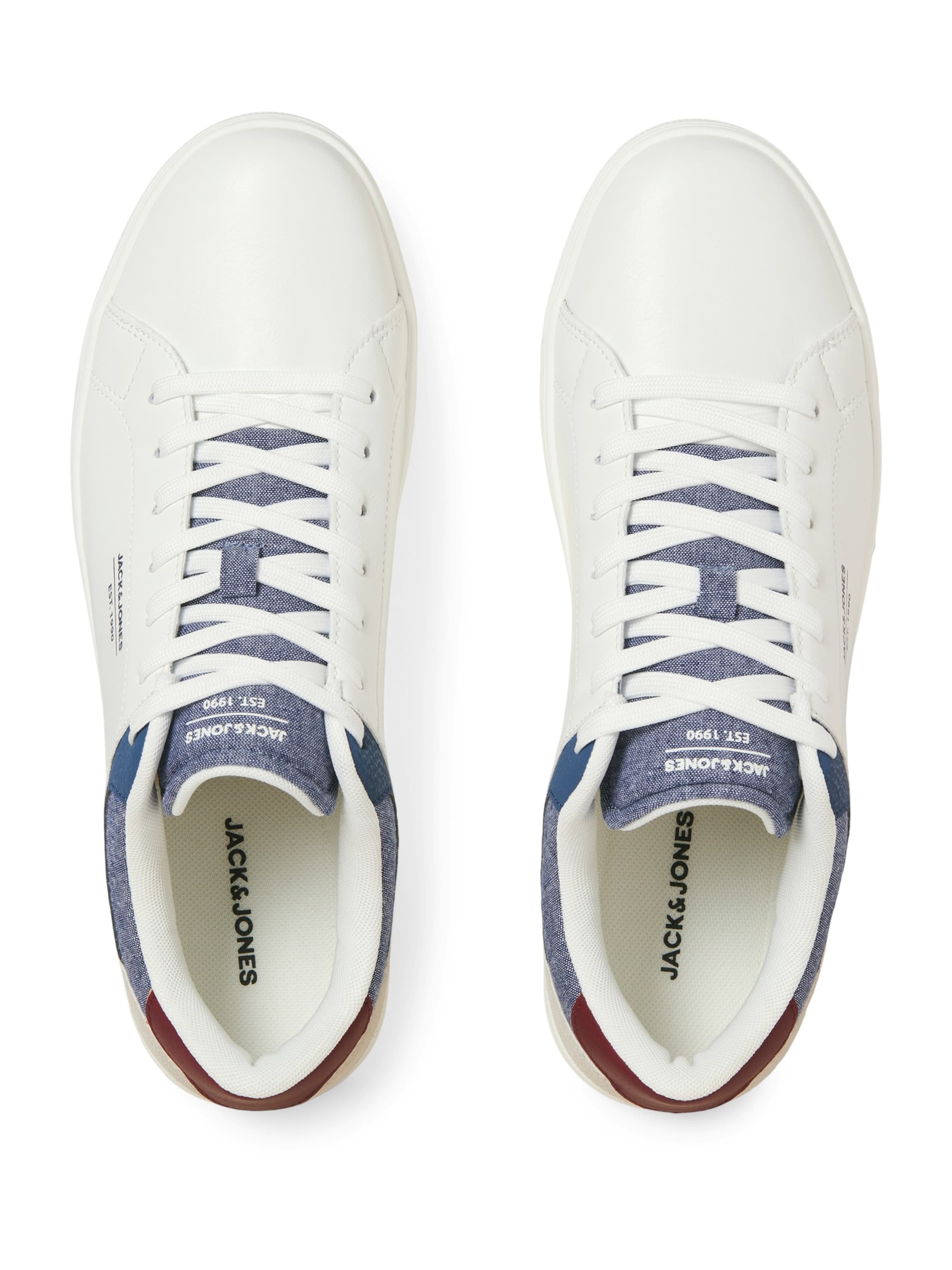 JACK & JONESNiske tenisice 'JFWJORDAN' - bijela boja