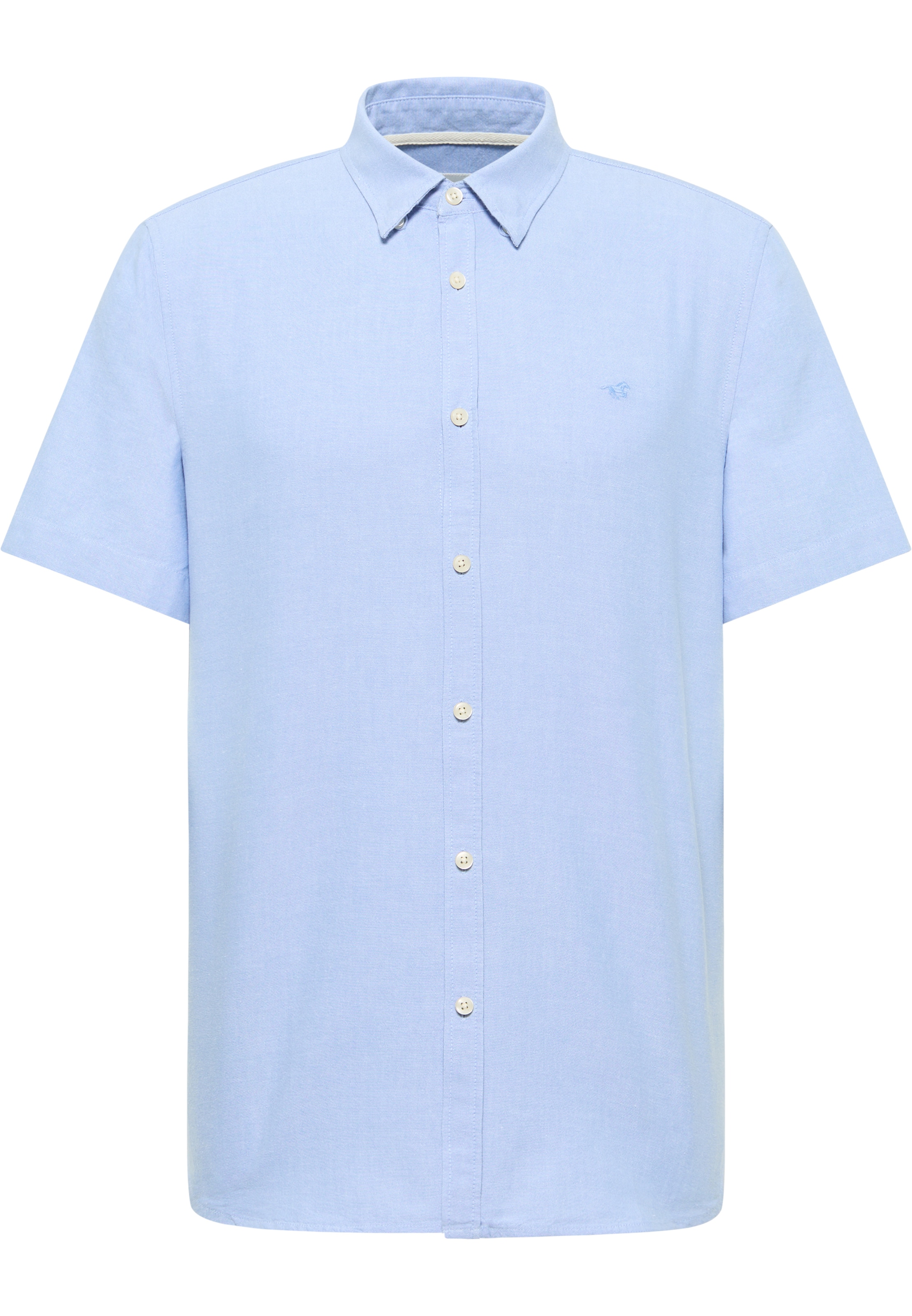 MUSTANG Regular Fit Hemd in Blau: Vorderseite