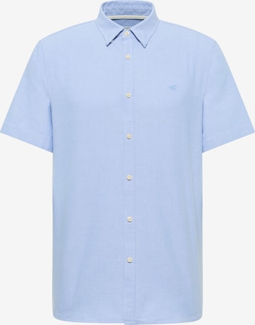 MUSTANG Regular Fit Hemd in Blau: Vorderseite