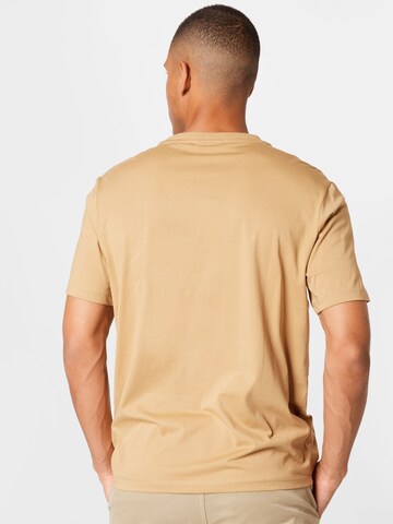 HUGO T-Shirt 'Dolive' in Beige