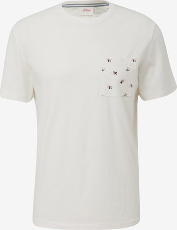 s.Oliver Shirt in White: front