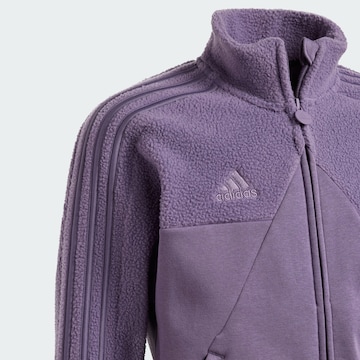 ADIDAS SPORTSWEAR Athletic Zip-Up Hoodie 'Tiro' in Purple