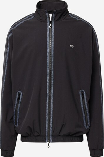 ADIDAS ORIGINALS Jacke in hellgrau / graumeliert / schwarz, Produktansicht