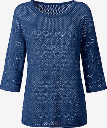 Pull-over heine en bleu : devant