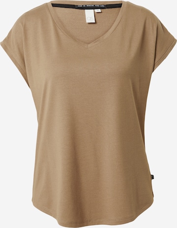 QS Shirt in Brown: front