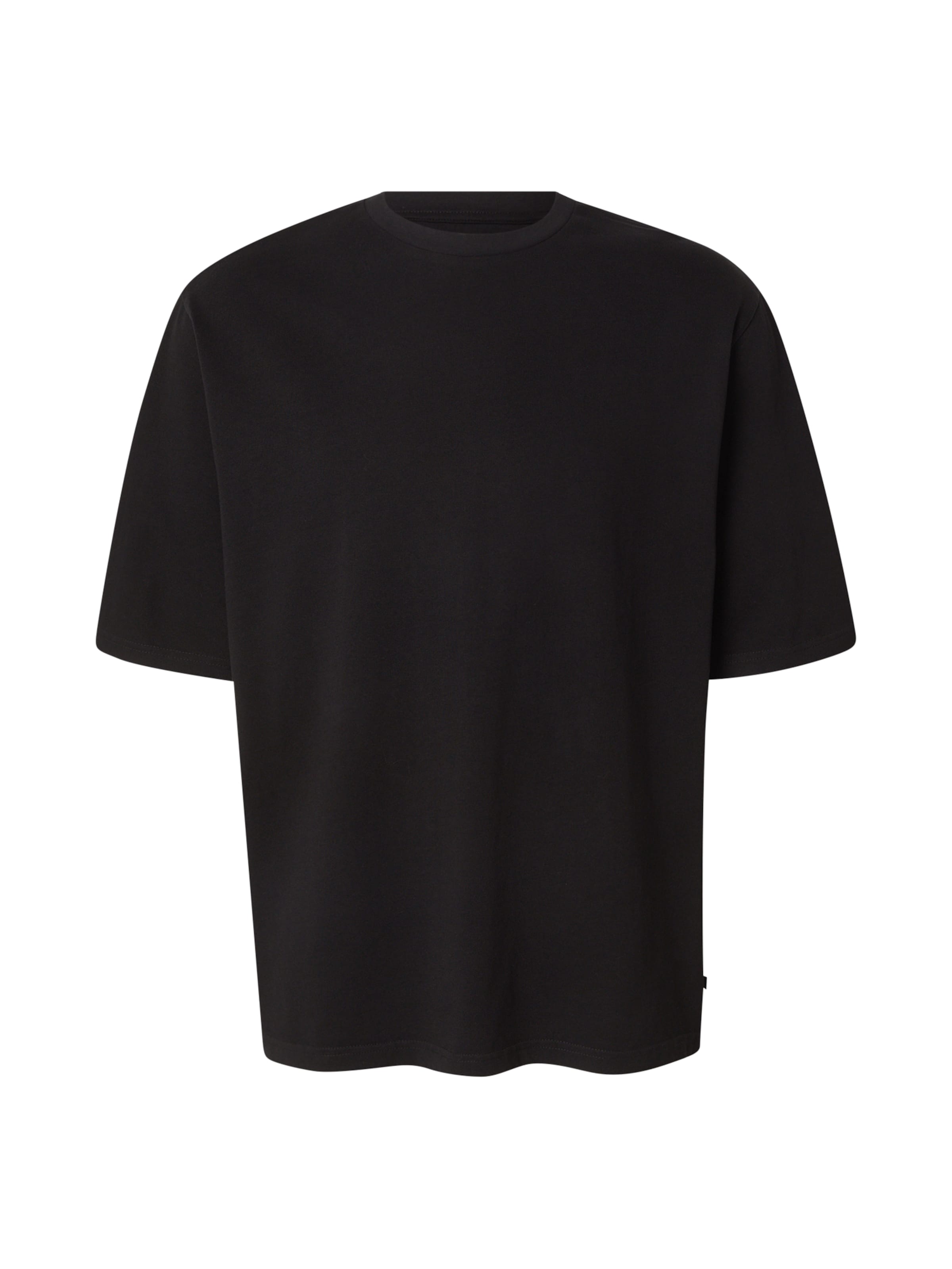 T-Shirt QS en noir : devant