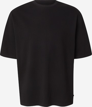T-Shirt QS en noir : devant