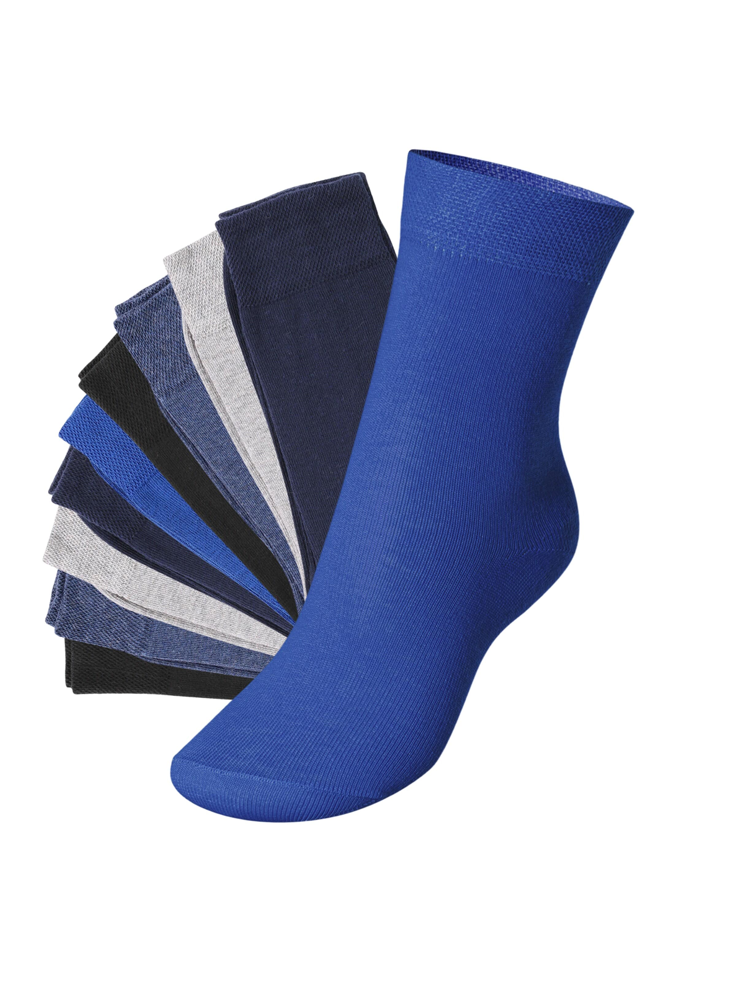 footstar Socken 'EVERYDAY!'‌‌‌‌‌‌ in Blau: Vorderseite
