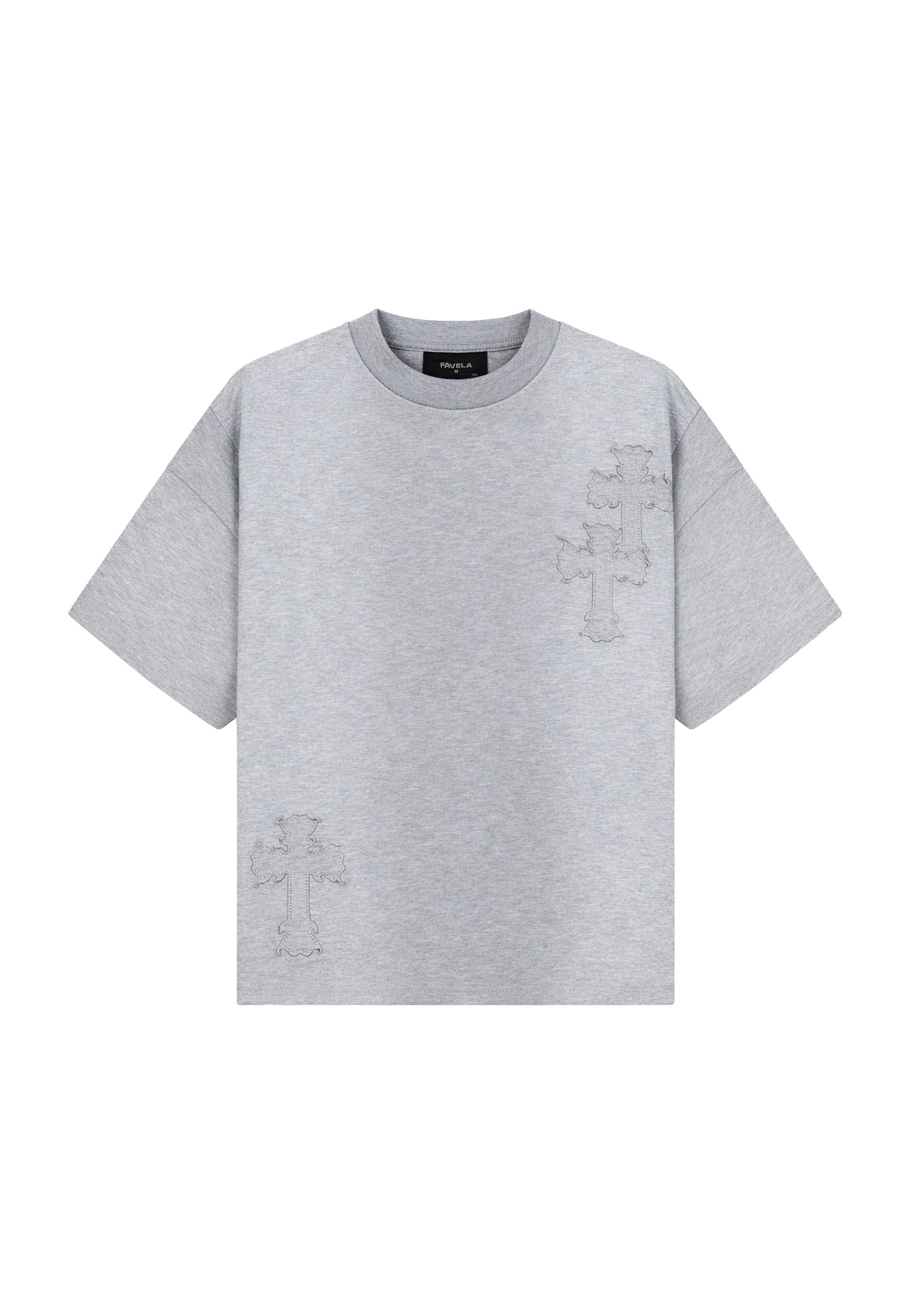 FAVELA Shirt in L in Grey / mottled grey, Item view