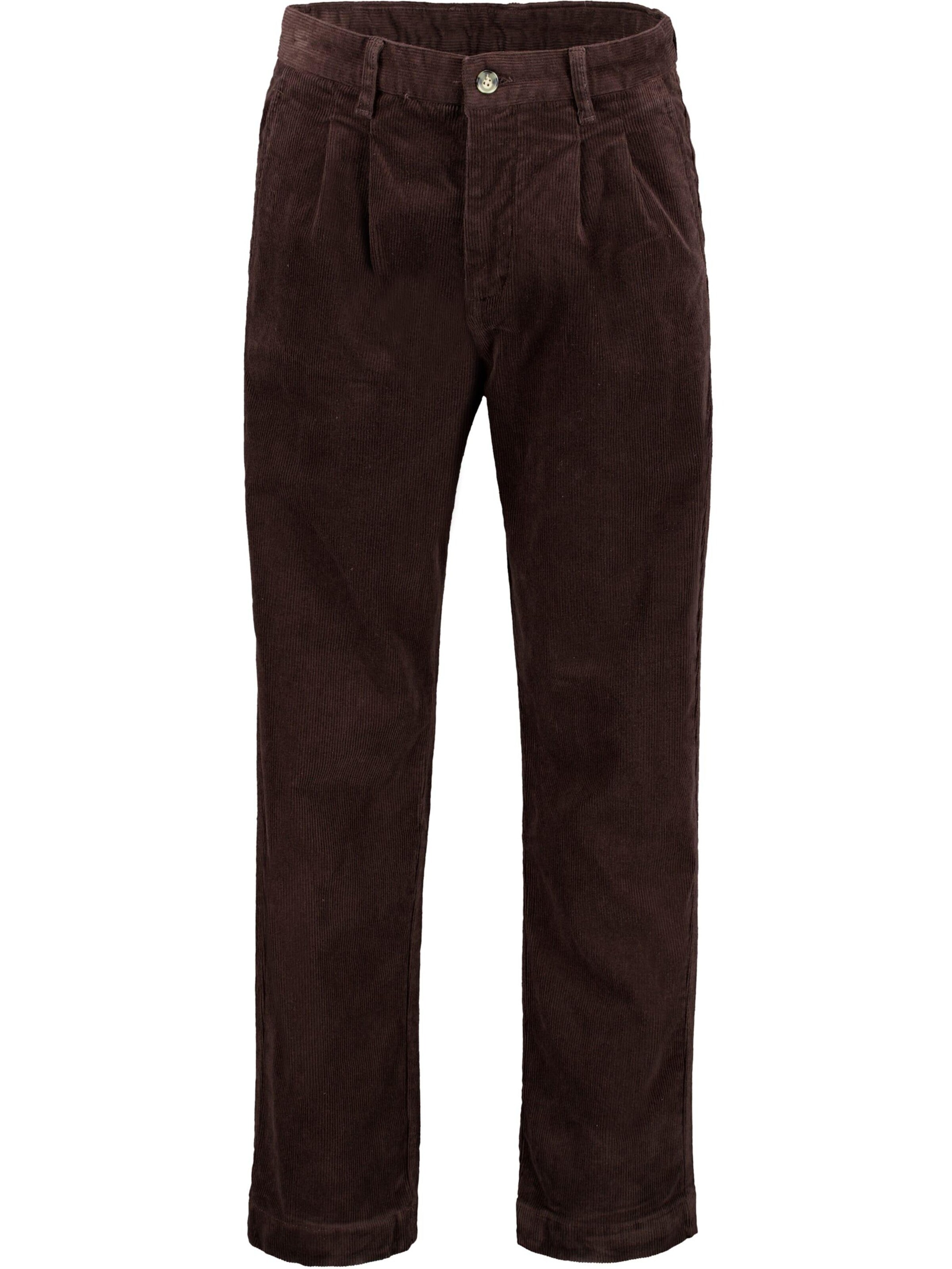 Lindbergh Trousers in Brown: front