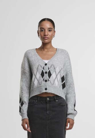 Cardigan 'NMNara' Noisy may en gris : devant