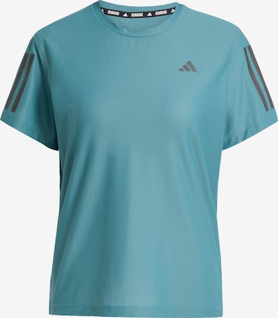 XS-S dydžio Sportiniai marškinėliai 'Own The Run' iš ADIDAS PERFORMANCE, spalva – turkio spalva / antracito spalva, Prekių apžvalga